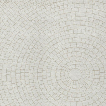 9' X 12' Ivory And Beige Geometric Washable Indoor Outdoor Area Rug HomeRoots