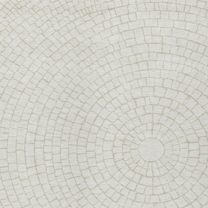 10' X 14' Ivory And Beige Geometric Washable Indoor Outdoor Area Rug HomeRoots