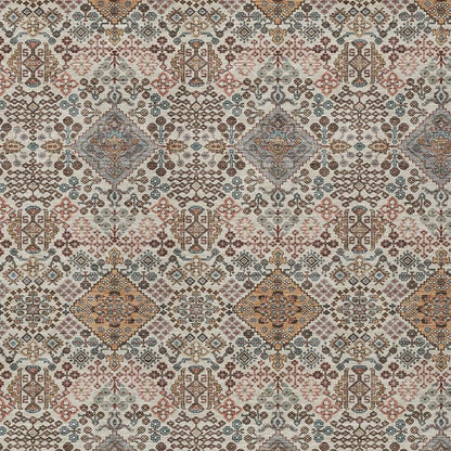 8' X 10' Beige And Copper Geometric Washable Indoor Outdoor Area Rug HomeRoots