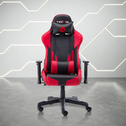 Black And Red And Black Swivel Rolling Gaming Chair HomeRoots