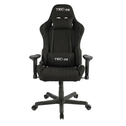 Black Swivel Rolling Gaming Chair HomeRoots