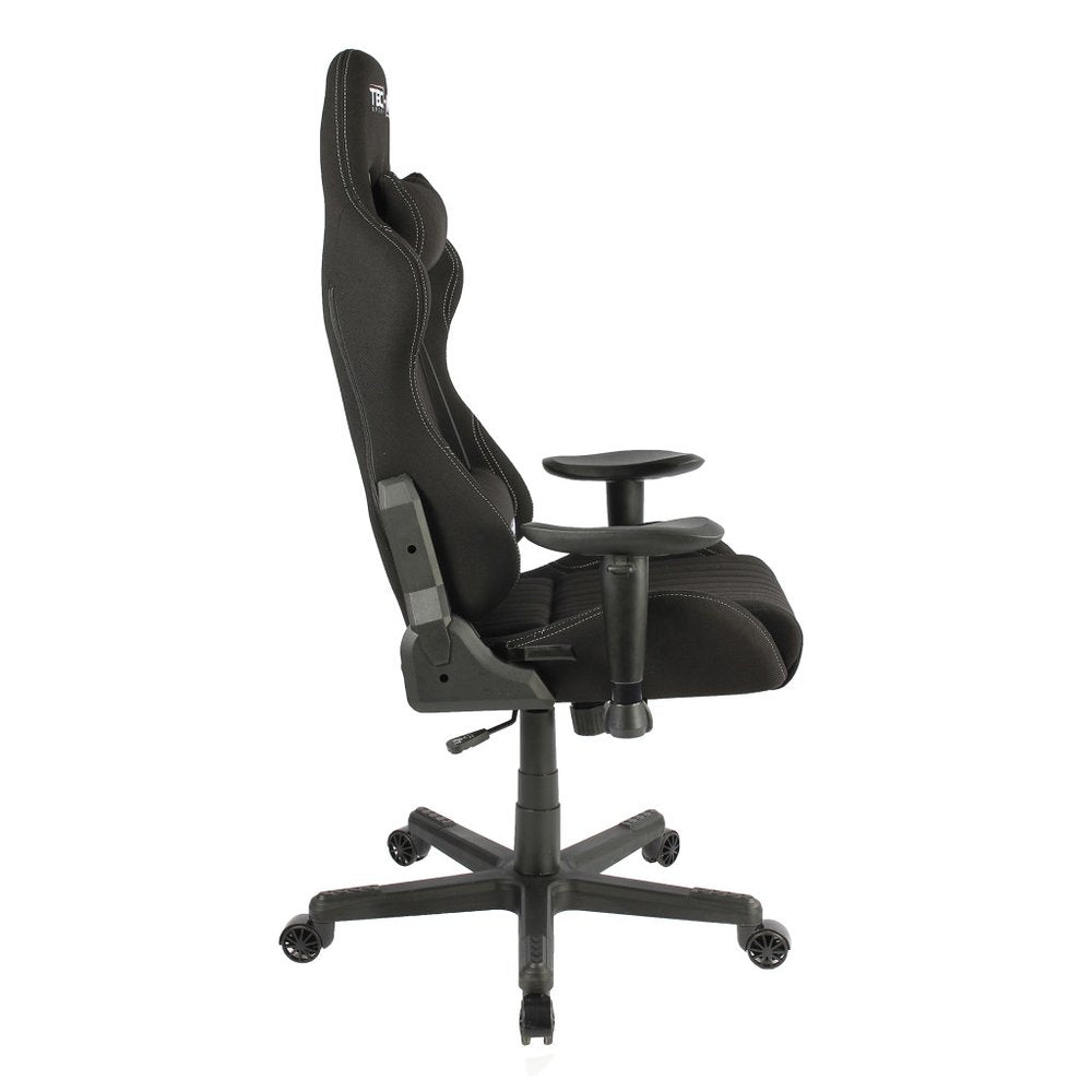 Black Swivel Rolling Gaming Chair HomeRoots