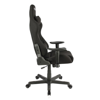 Black Swivel Rolling Gaming Chair HomeRoots