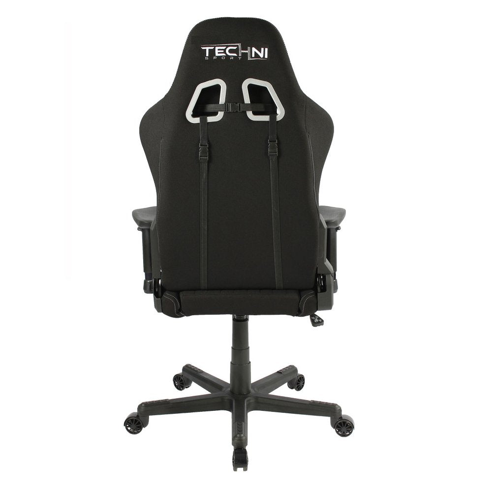 Black Swivel Rolling Gaming Chair — view 5