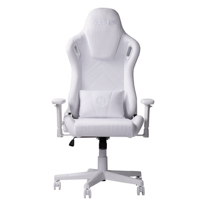Purple And White Velvet Swivel Rolling Gaming Chair HomeRoots