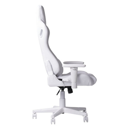 Purple And White Velvet Swivel Rolling Gaming Chair HomeRoots