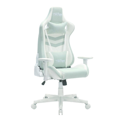 Blue And White Swivel Rolling Gaming Chair HomeRoots