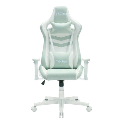 Blue And White Swivel Rolling Gaming Chair HomeRoots