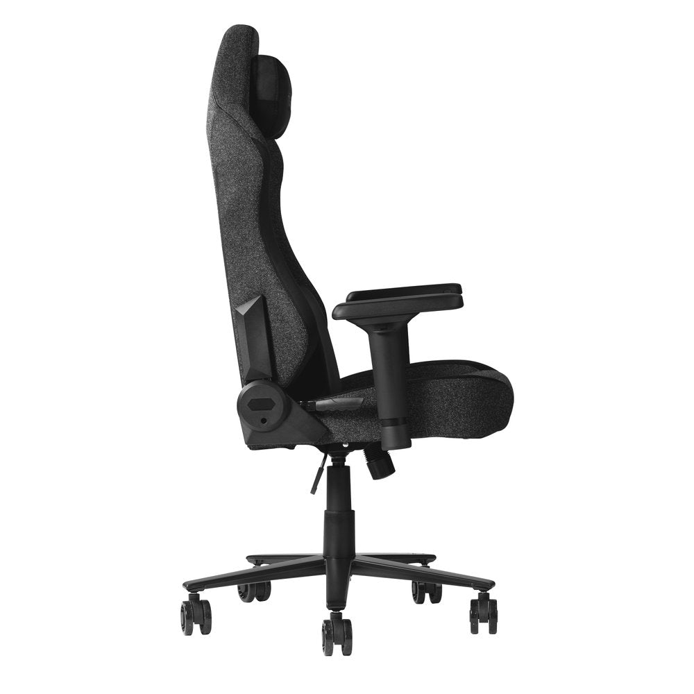 Black Swivel Rolling Gaming Chair HomeRoots