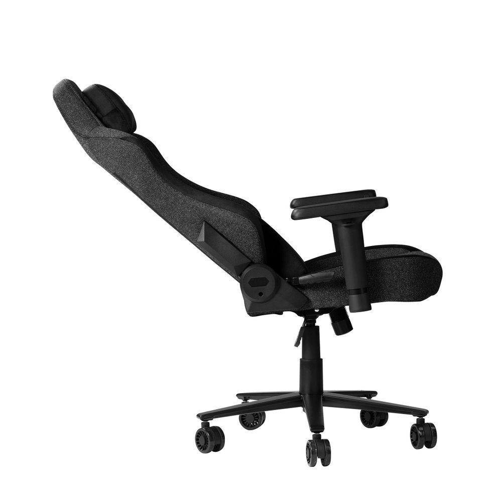 Black Swivel Rolling Gaming Chair — view 6