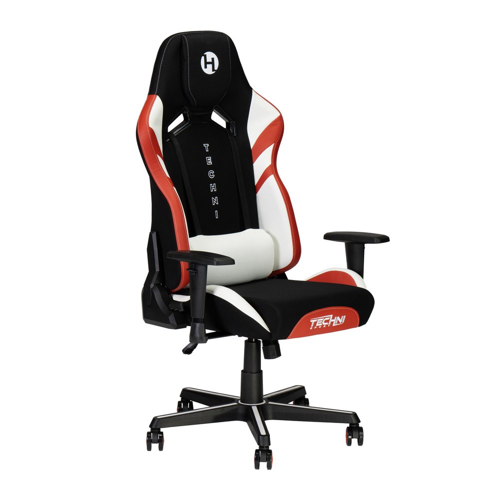Black Swivel Rolling Gaming Chair HomeRoots