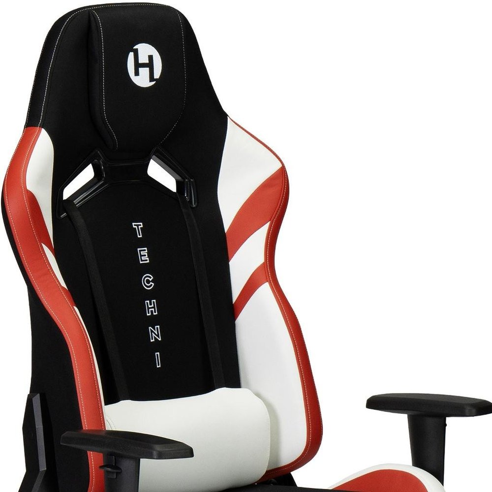 Pink And Black Swivel Rolling Gaming Chair — view 8