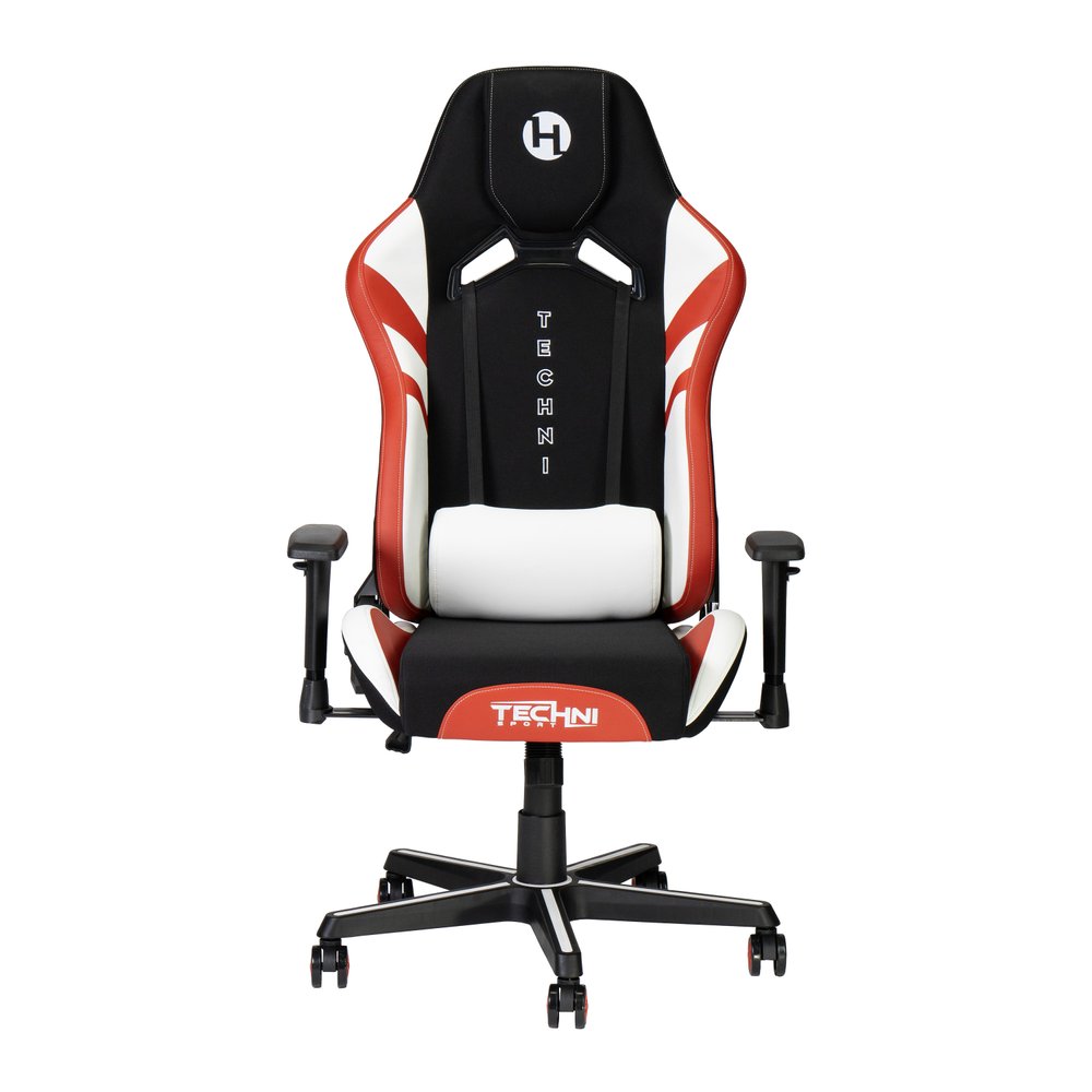Black Swivel Rolling Gaming Chair HomeRoots