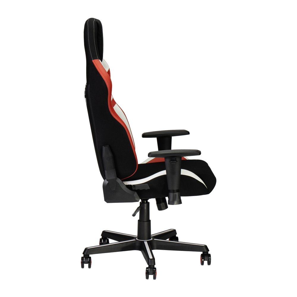 Black Swivel Rolling Gaming Chair — view 4