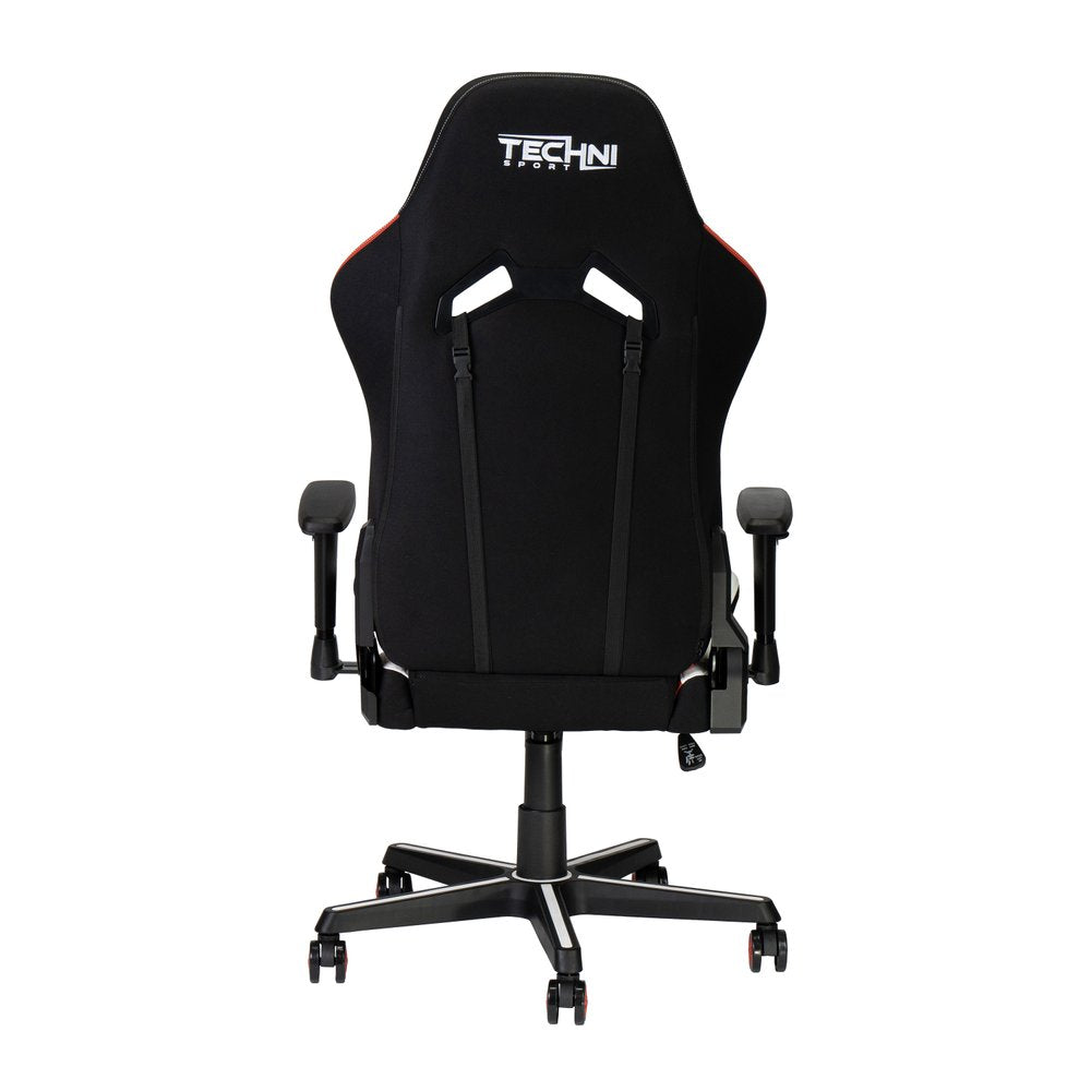 Black Swivel Rolling Gaming Chair — view 5