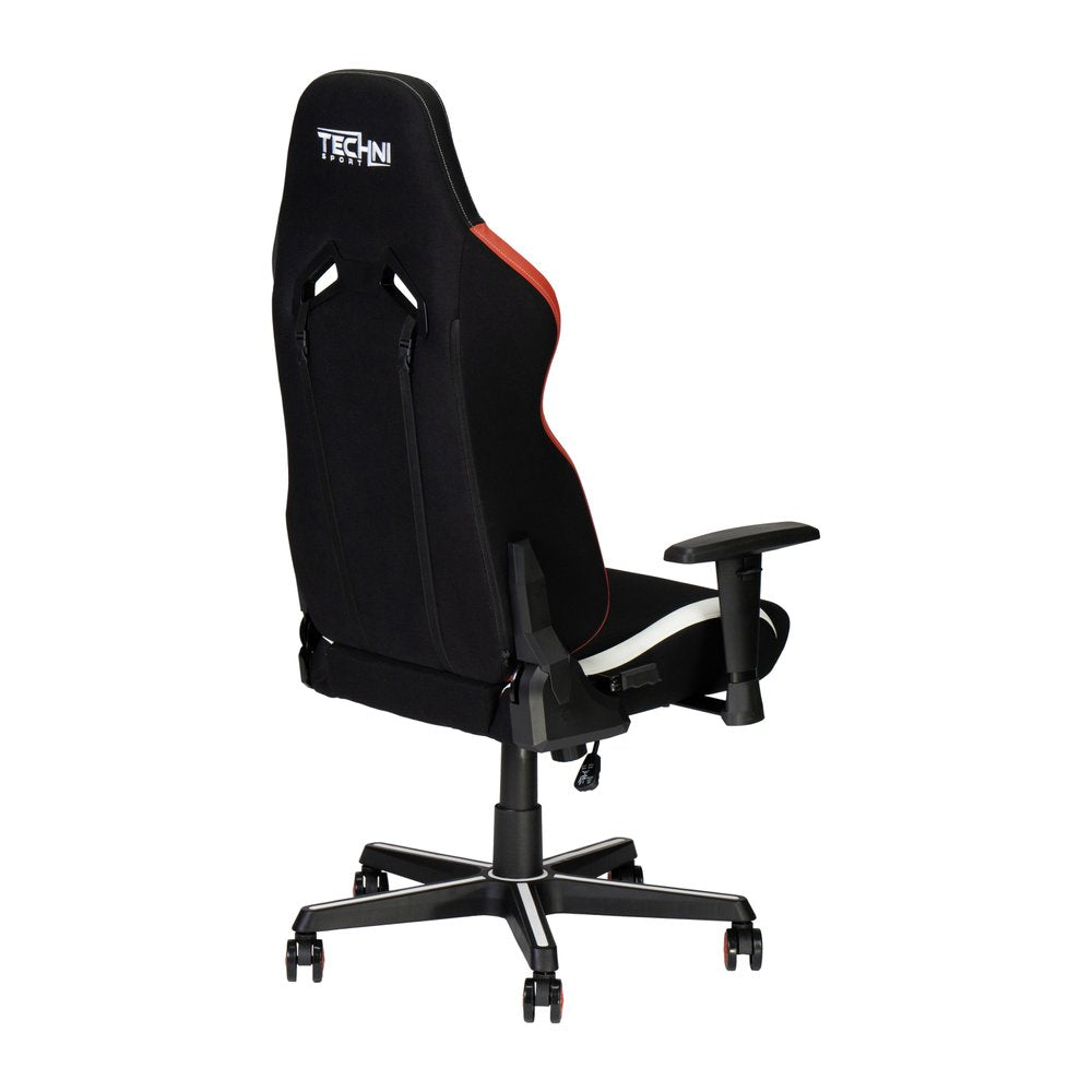 Pink And Black Swivel Rolling Gaming Chair