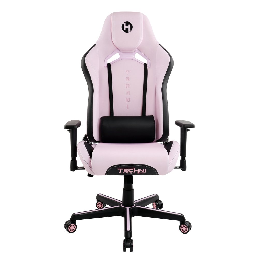 Black Swivel Rolling Gaming Chair — view 14