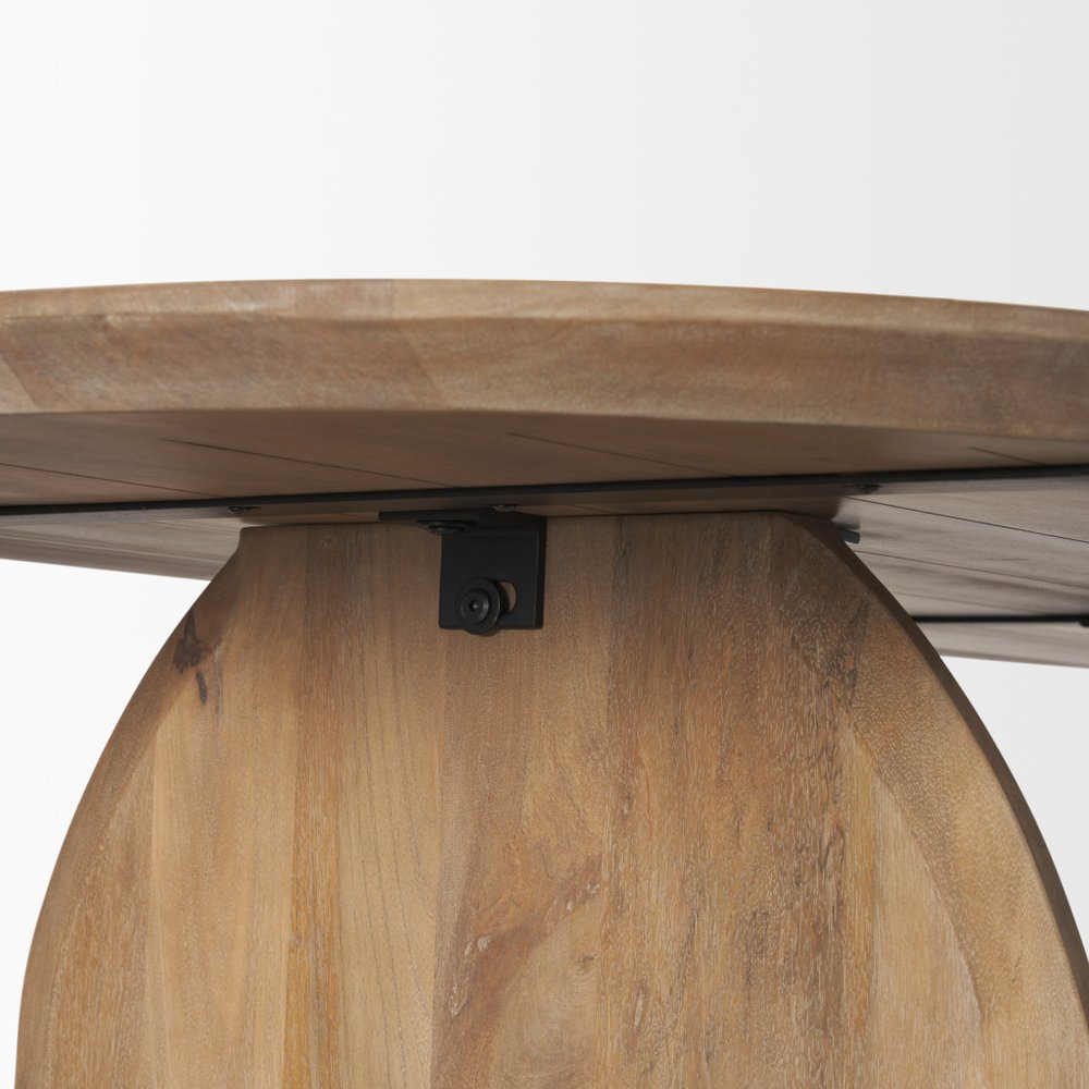 87" Light Brown Solid Wood Double Pedestal Base Oval Dining Table HomeRoots