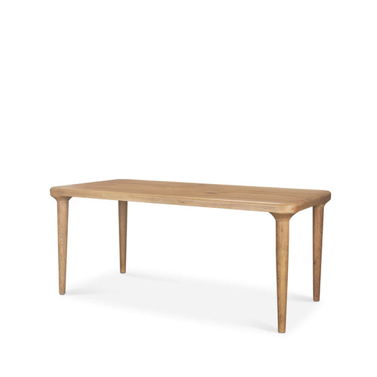 72" Light Brown Solid Wood Dining Table HomeRoots