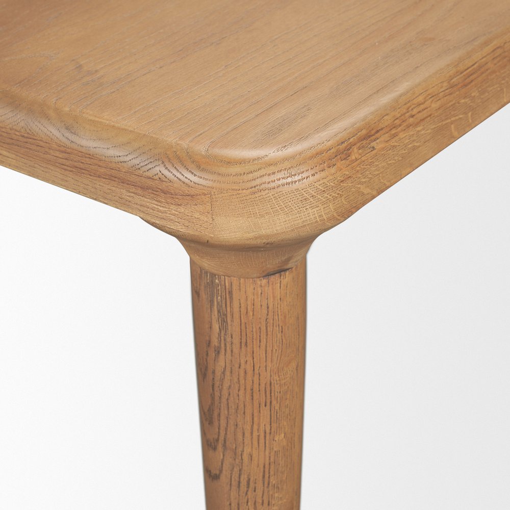 72" Light Brown Solid Wood Dining Table HomeRoots