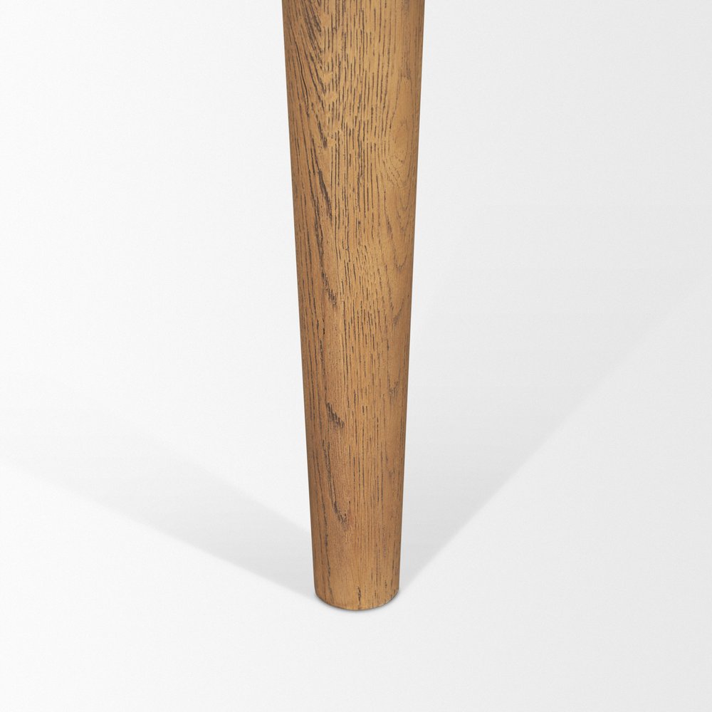 84" Light Brown Solid Wood Dining Table — view 8