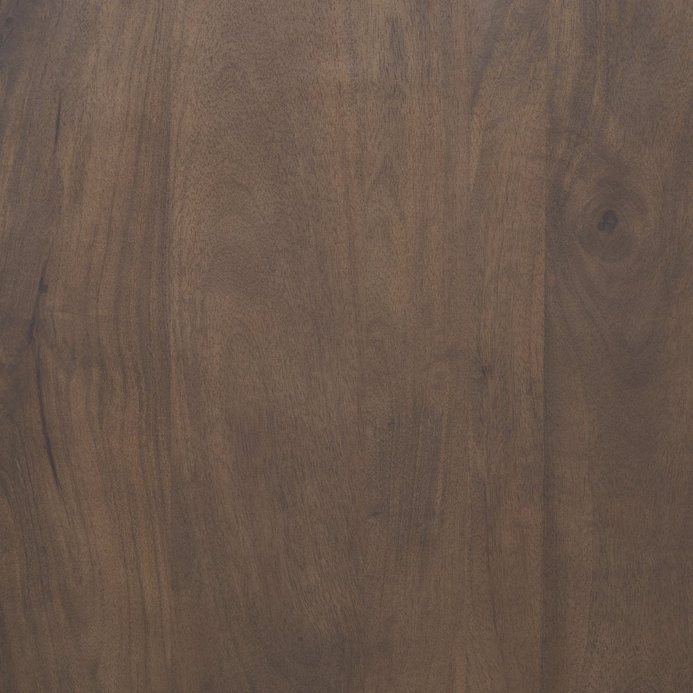84" Brown Solid Wood Dining Table — view 9