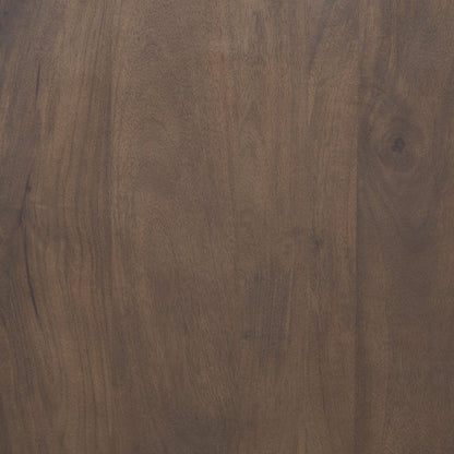 84" Brown Solid Wood Dining Table HomeRoots