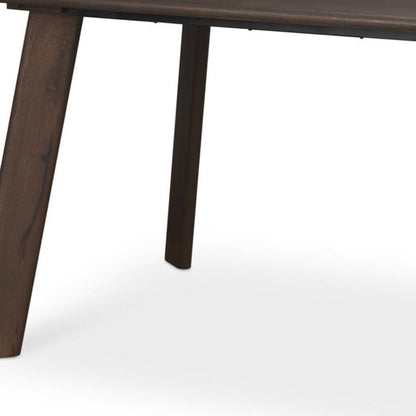 72" Light Brown Solid Wood Dining Table HomeRoots