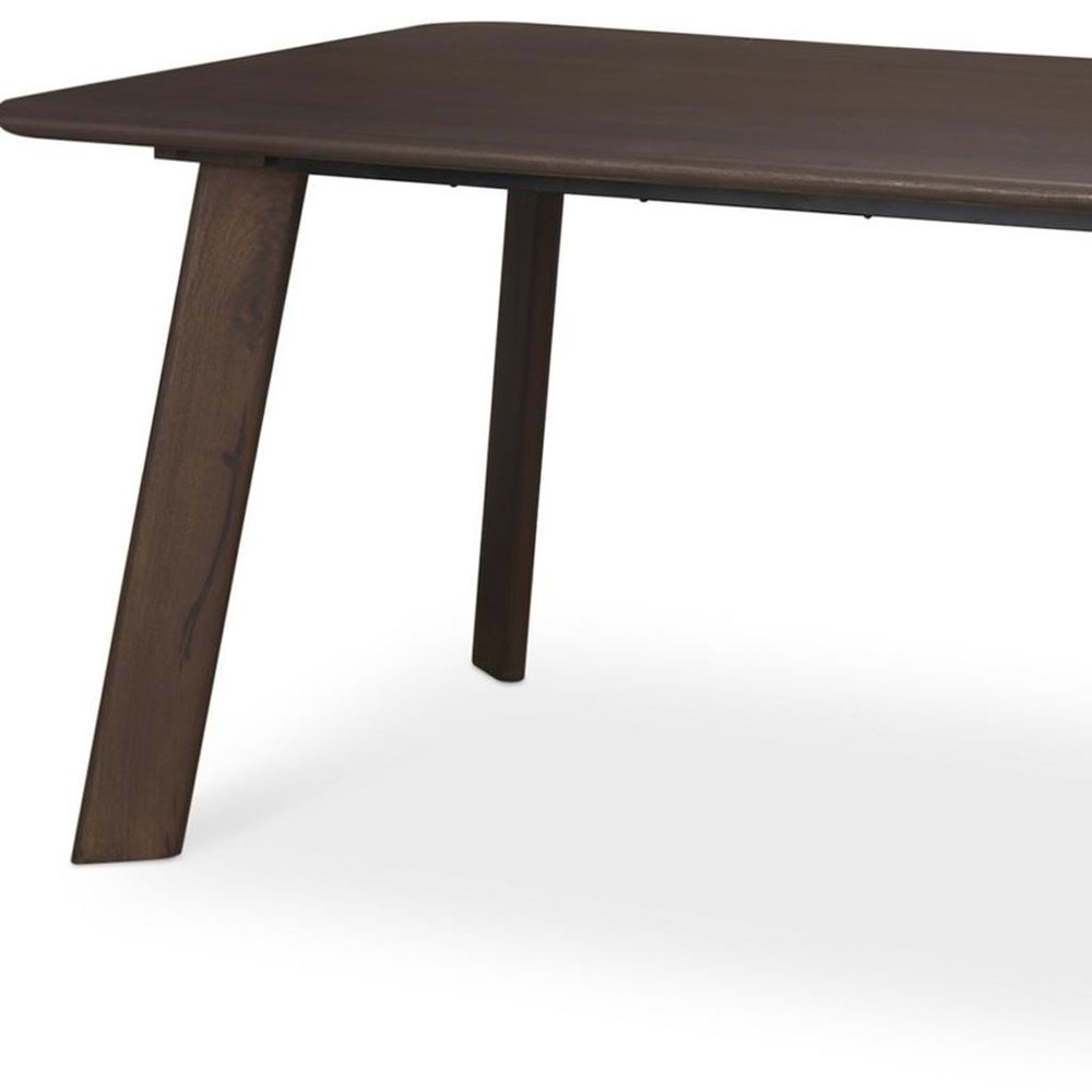 72" Light Brown Solid Wood Dining Table — view 19