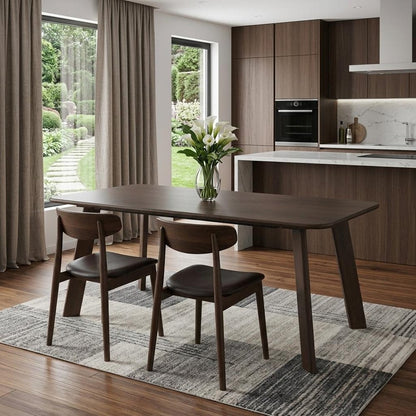 72" Light Brown Solid Wood Dining Table HomeRoots