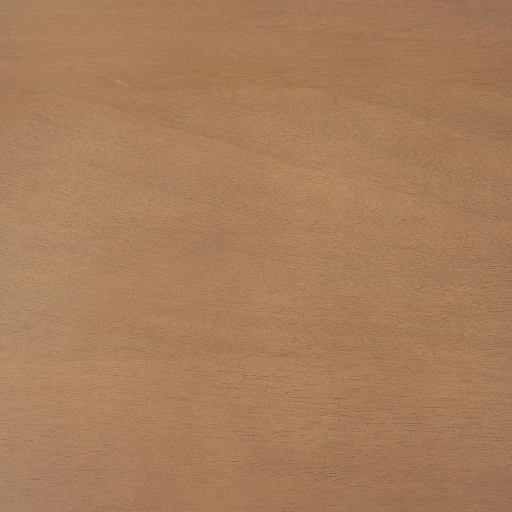 60" Dark Brown Solid Wood Pedestal Base Round Top Dining Table — view 8