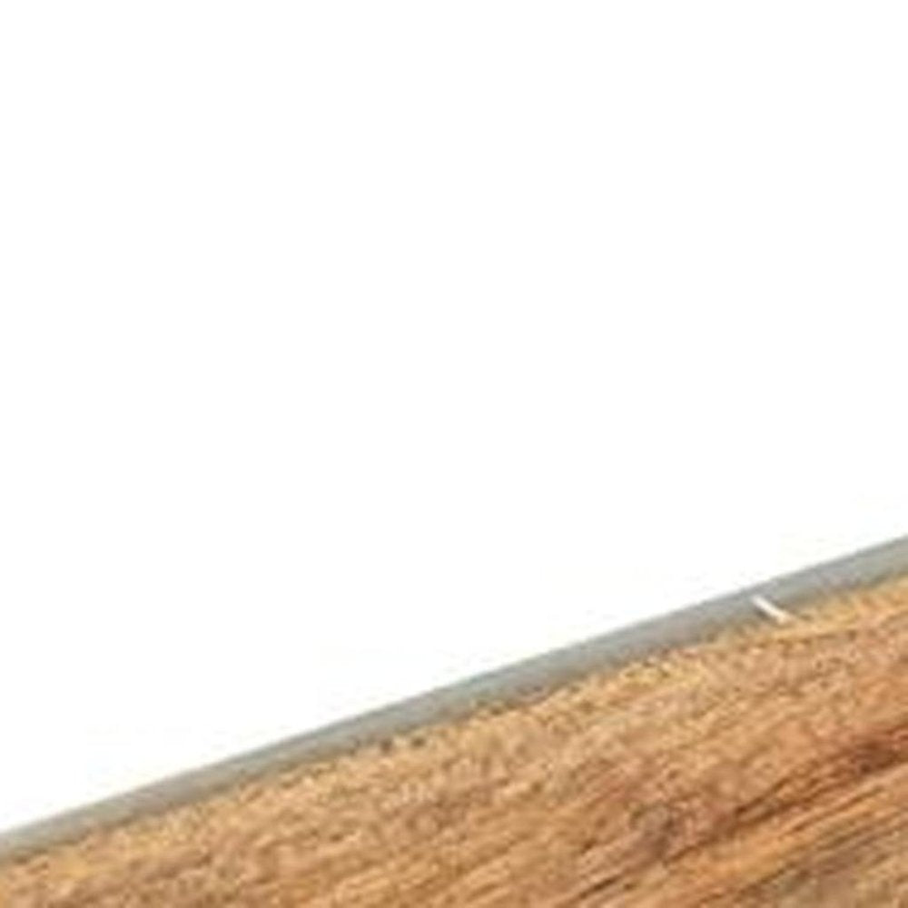 20" Black Solid Wood Dough Bowl With Handles — view 13