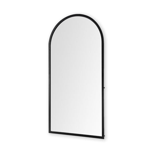 49" Gold Iron Arch Framed Accent Mirror