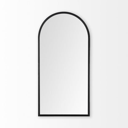 49" Gold Iron Arch Framed Accent Mirror