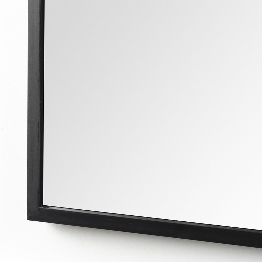 49" Gold Iron Arch Framed Accent Mirror