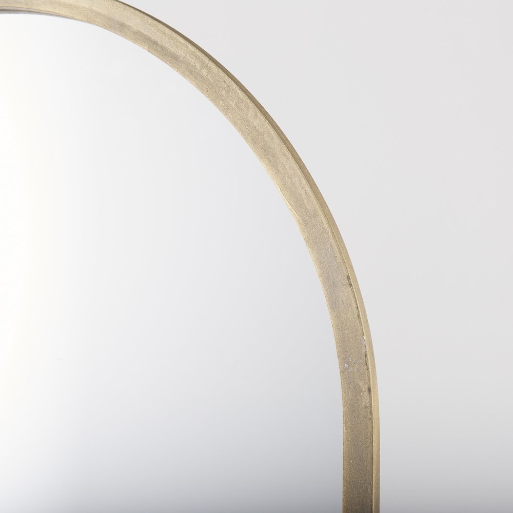 49" Gold Iron Arch Framed Accent Mirror — view 10