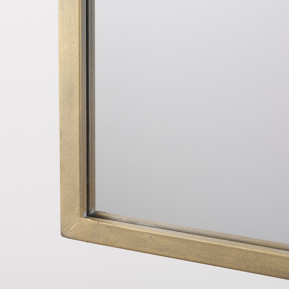 49" Gold Iron Arch Framed Accent Mirror — view 11