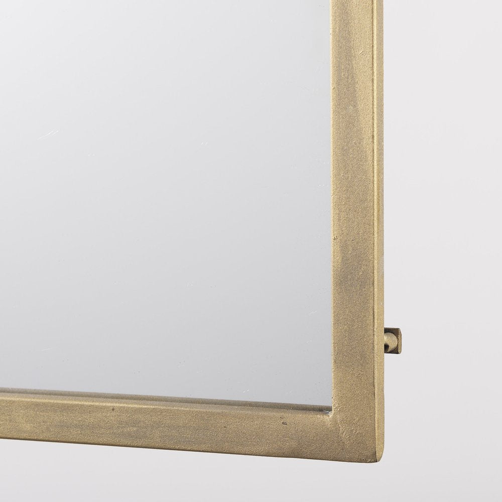 49" Black Iron Arch Framed Accent Mirror — view 12