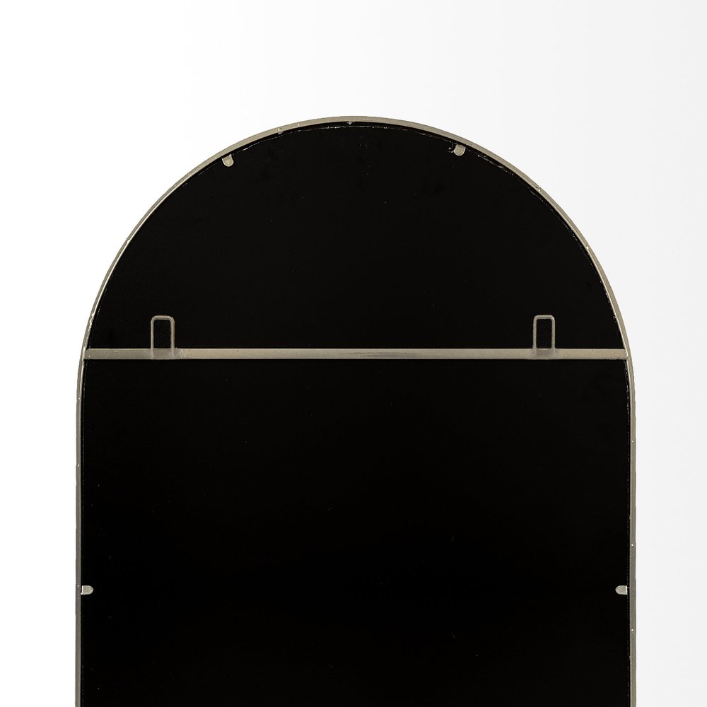 49" Gold Iron Arch Framed Accent Mirror