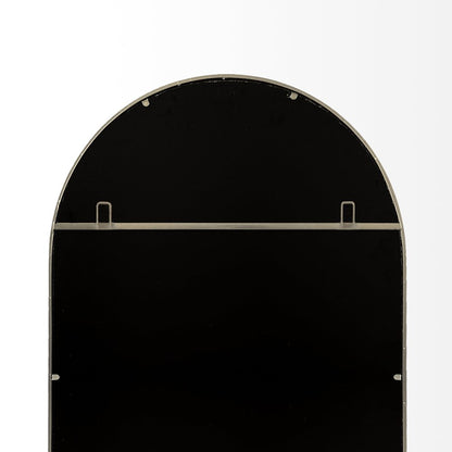 49" Black Iron Arch Framed Accent Mirror HomeRoots