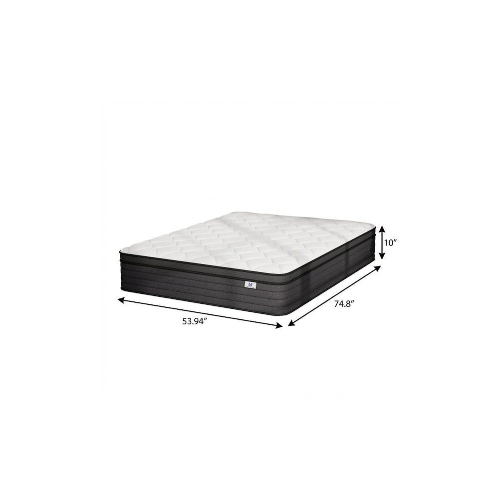 10" Full Double Foam Medium Hybrid Mattress — view 3