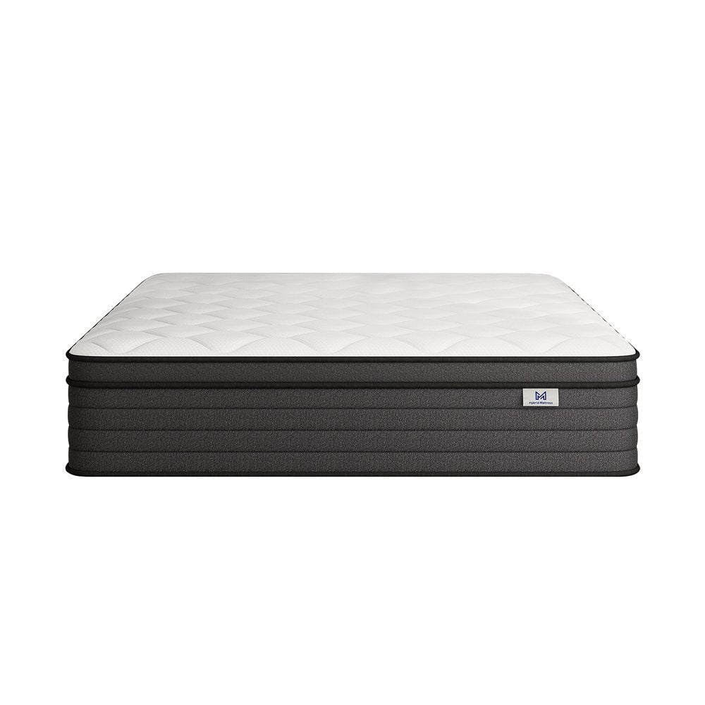 10" Full Double Foam Medium Hybrid Mattress HomeRoots