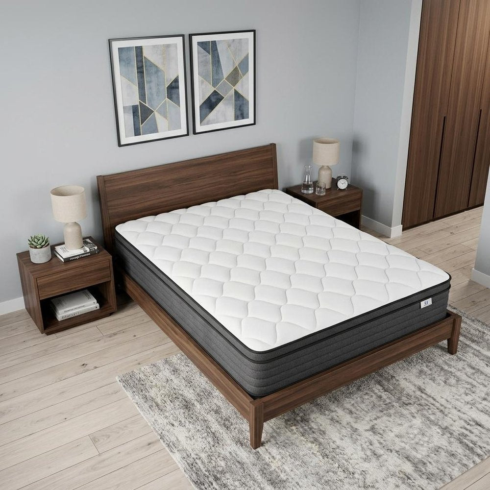 10" Full Double Foam Medium Hybrid Mattress — view 9