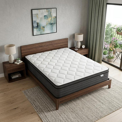 10" Full Double Foam Medium Hybrid Mattress HomeRoots