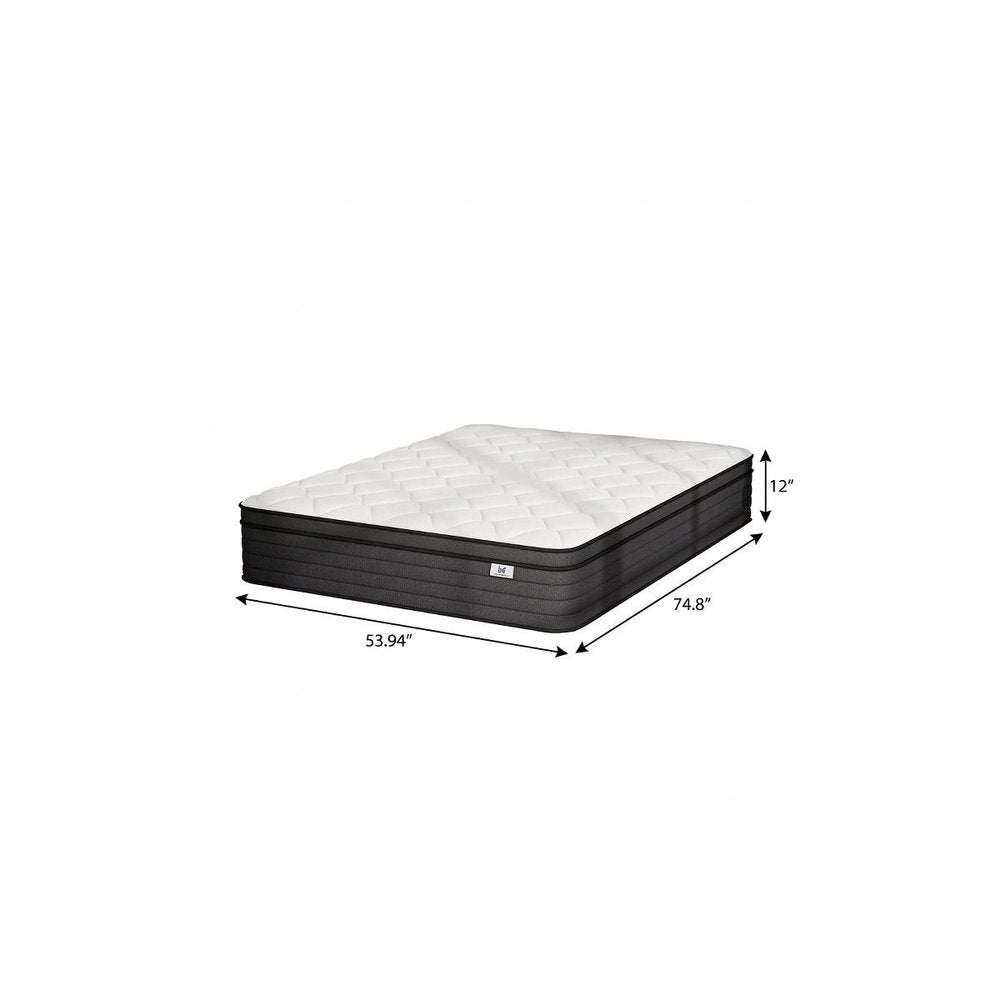 12" Full Double Foam Medium Hybrid Mattress — view 5
