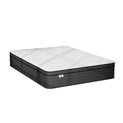 12" Full Double Foam Medium Hybrid Mattress HomeRoots