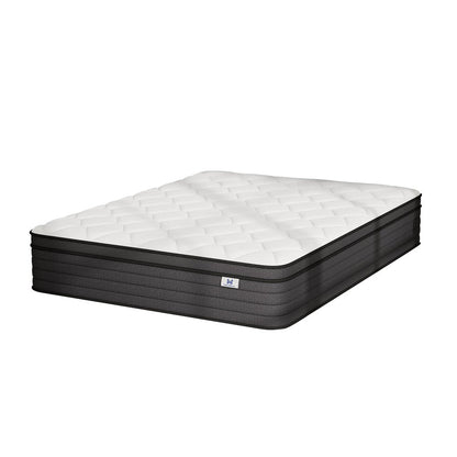 12" Full Double Foam Medium Hybrid Mattress HomeRoots