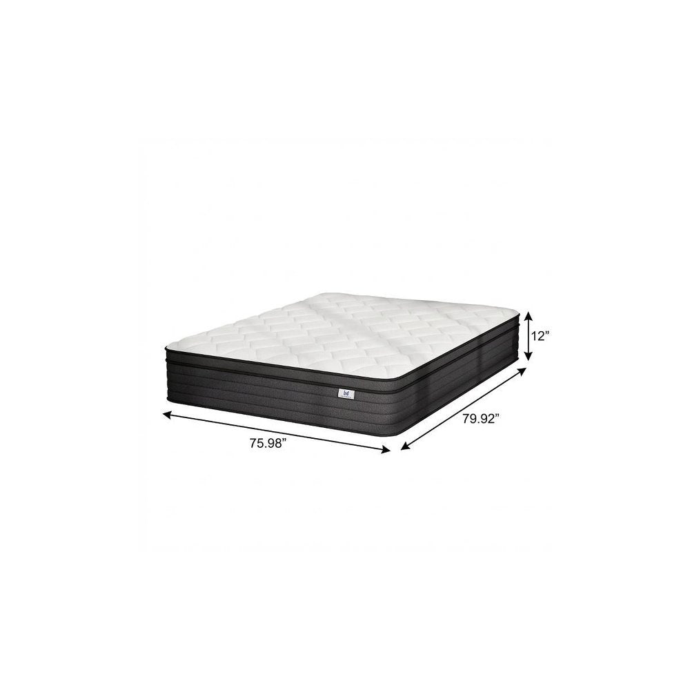 12" Full Double Foam Medium Hybrid Mattress — view 10