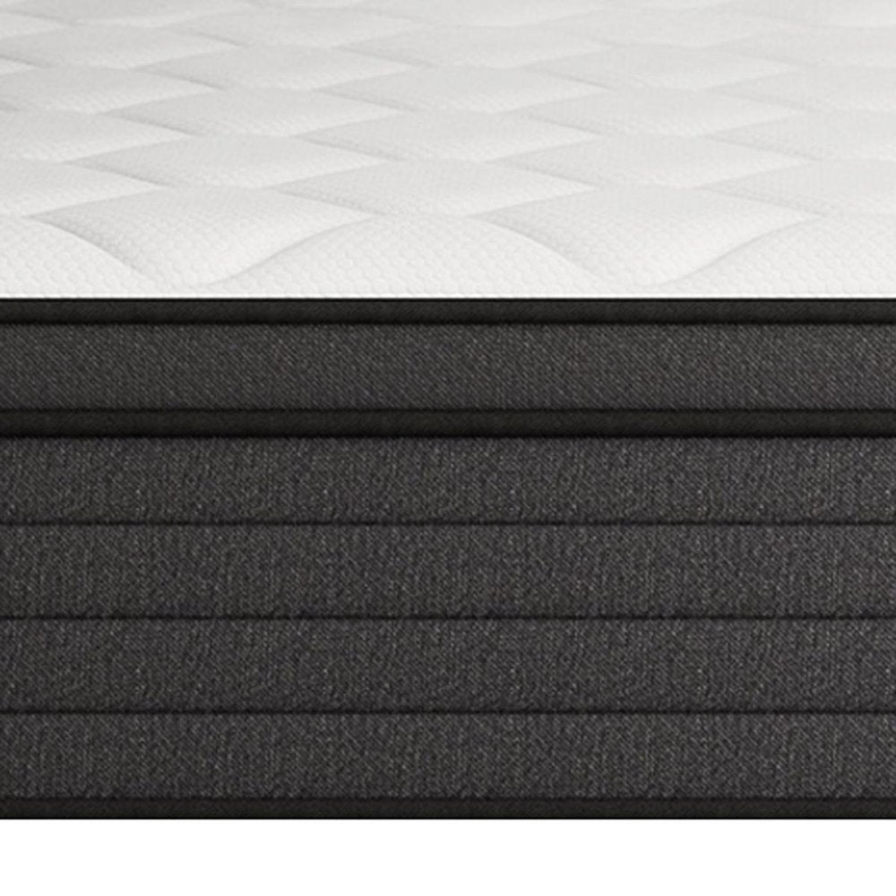 12" Full Double Foam Medium Hybrid Mattress HomeRoots