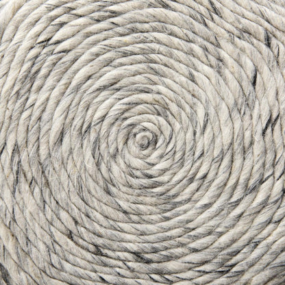 16" Beige and Gray Wool Chevron Round Pouf Ottoman HomeRoots